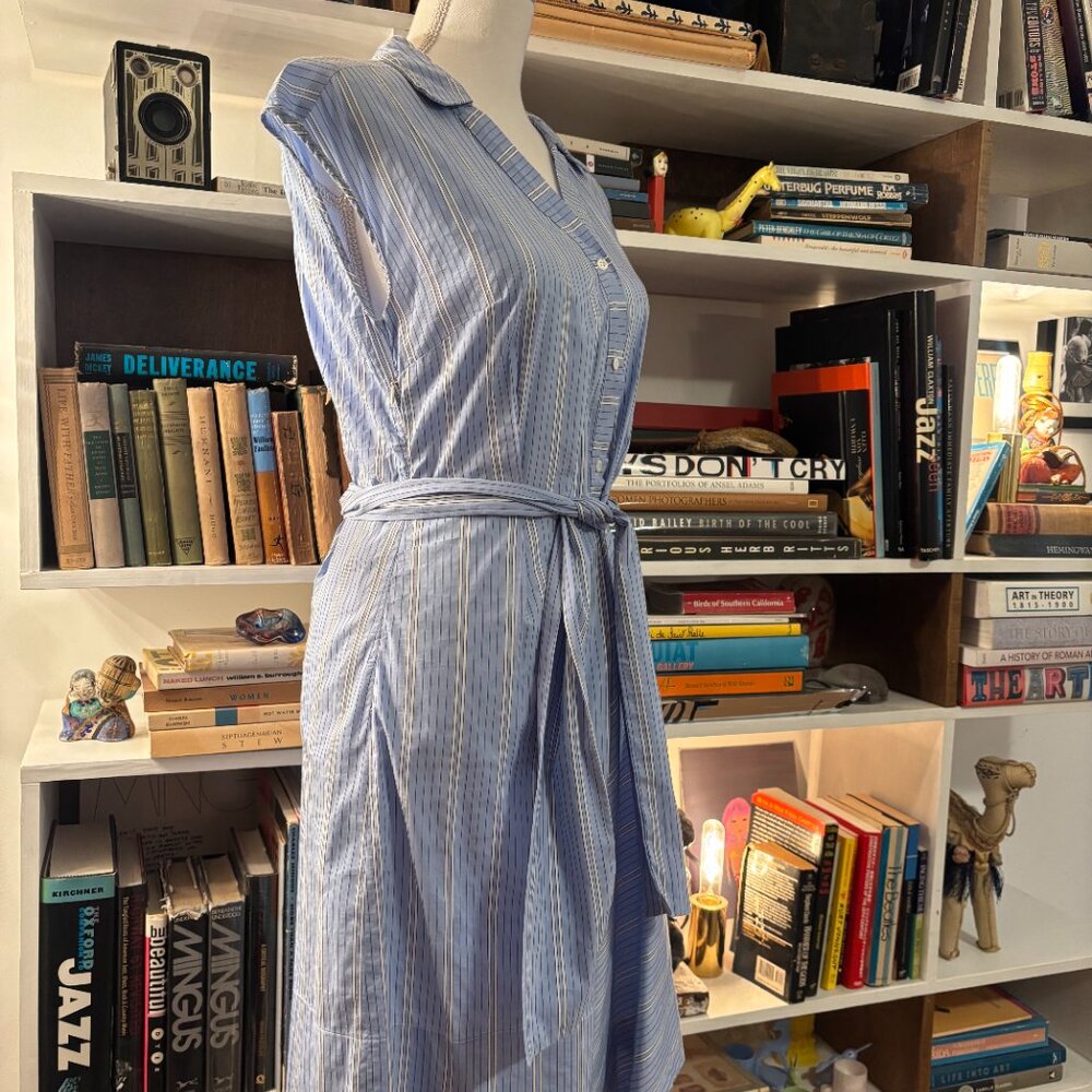 AGLINI PINSTRIPE DRESS - Picture 3 of 8